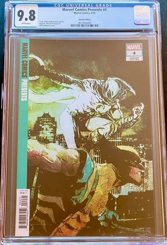 Marvel Comics Presents #4 CGC 9.8 1:50 Sienkiewicz Variant Moon Knight Wolverine