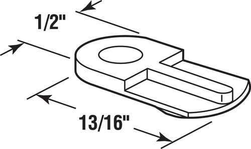 Versatile 8-Pack Clear Plastic Flush Mount Clips for Window Screen Installation - Picture 3 of 3