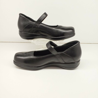 ZIERA Mary Jane Comfort Black Leather Square Toe Women's Size EUR 38 | eBay