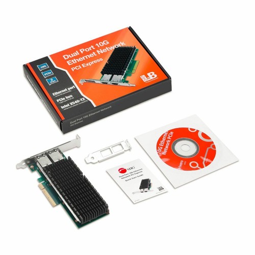 Adaptador de tarjeta adicional SIIG de red Ethernet PCI Express de doble puerto 10G - Imagen 9 de 9