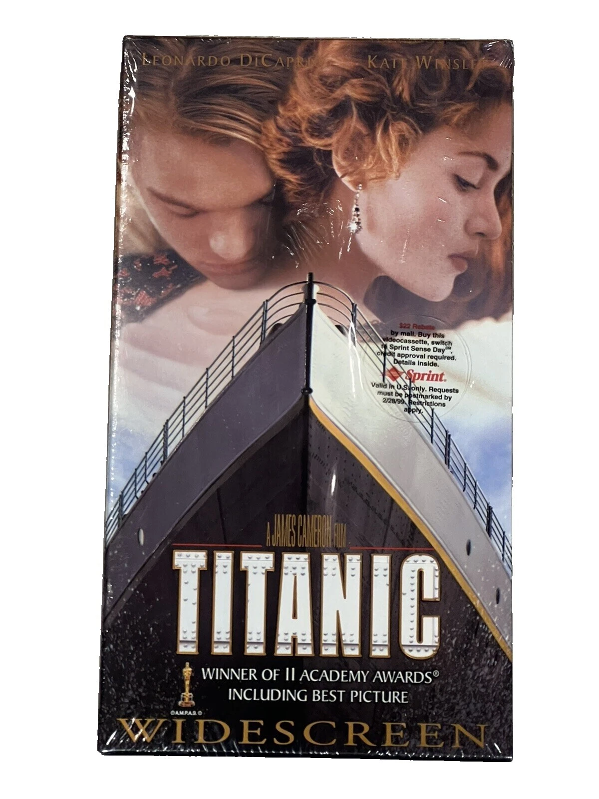 Leonardo DiCaprio drama de pantalla ancha de cintas VHS