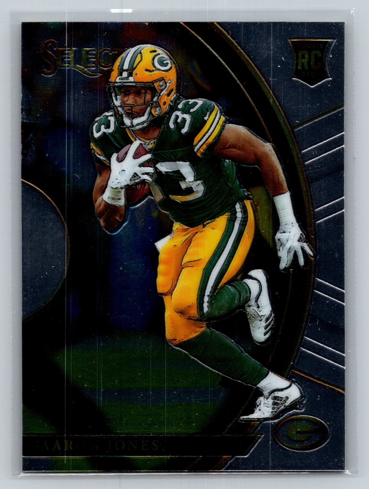 2017 Panini Select Concourse #5 Aaron Jones Rookie RC Silver Prizm