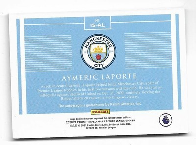 2020-21 Panini Impeccable Premier League Auto Card : Aymeric 2020-21 Panini Impeccable Premier League Auto Card : Aymeric