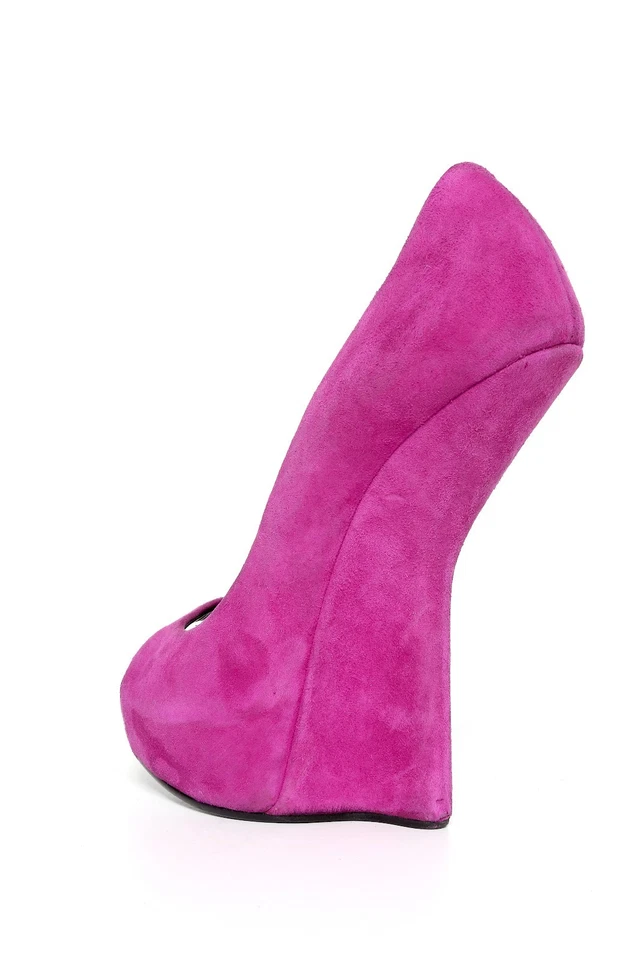 Tacones de gamuza rosa diseño Giuseppe Zanotti Z1073* talla 6M EE. UU. / 36 EUR Foto 3 de 4