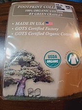 NEW Green Cradle 100 Organic Cotton Crib Fitted Sheet White Stripe 28"x52"