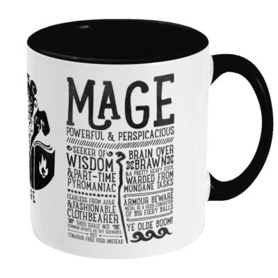 World of Warcraft / RPG inspirierte MAGE Tasse - Gamer Geschenk / WoW Klassiker