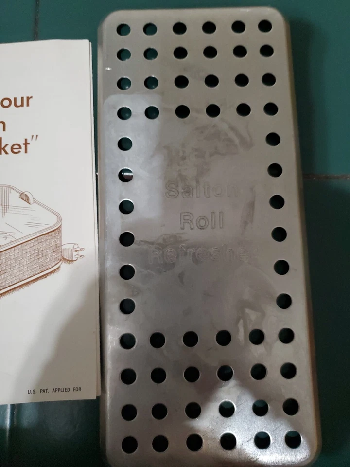 Calentador de canasta caliente Salton vintage rollos bollos galletas modelo BH-2 probado-funciona Foto 2 de 4