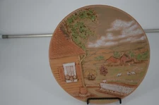 VTG Byron Molds 1980s Hand Painted Farm Scene Wall Decor