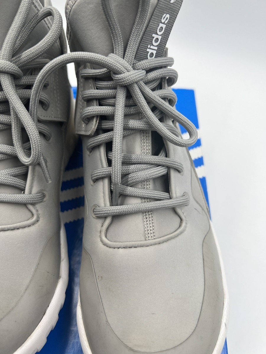 ADIDAS Originals Tubular X Athletic Tennis Shoes Gray White 