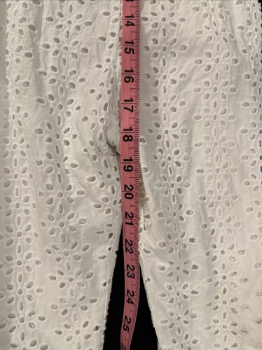Zara Eyelet Jumper Girls 4 5T Lined White Summer - Picture 8 of 12