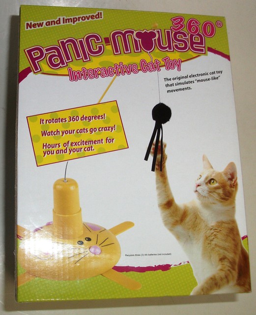 panic mouse cat toy