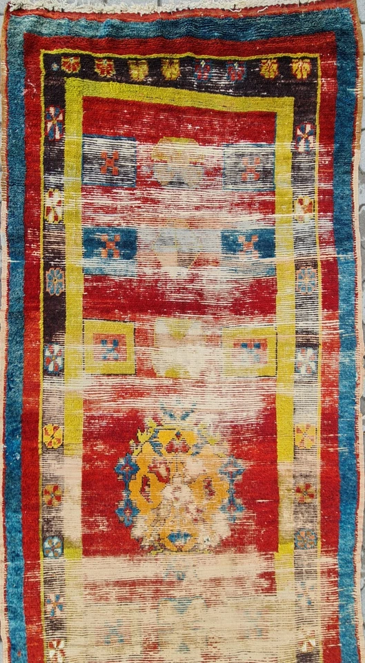 Alfombra antigua 4x11, alfombra de cocina, alfombra de área 4x11, alfombra de salón, alfombra vintage 4x11 Foto 2 de 4