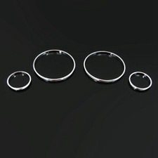 Chrome Dashboard Dial Gauge Ring Set For Bmw E39 E38 X5 E53 New