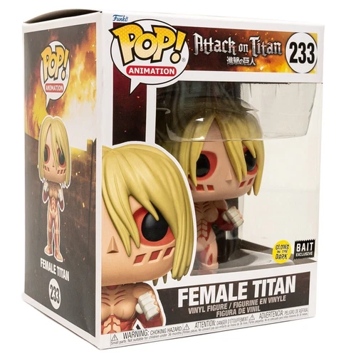 Funko Pop Female Titan #233 Attack on Titan Glow GITD BAIT EXCLUSIVE