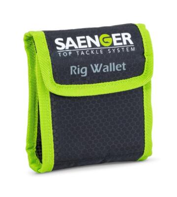 SAENGER Rig Wallet inkl. Box Vorfachtasche Rig-Mappe Rig-Tasche 13 x 12 x 4 cm