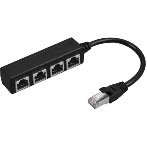 RJ45 Networking Splitter Cable 1 Male to 4 Female RJ45 Ethernet Cable Splitter - Afbeelding 6 van 8