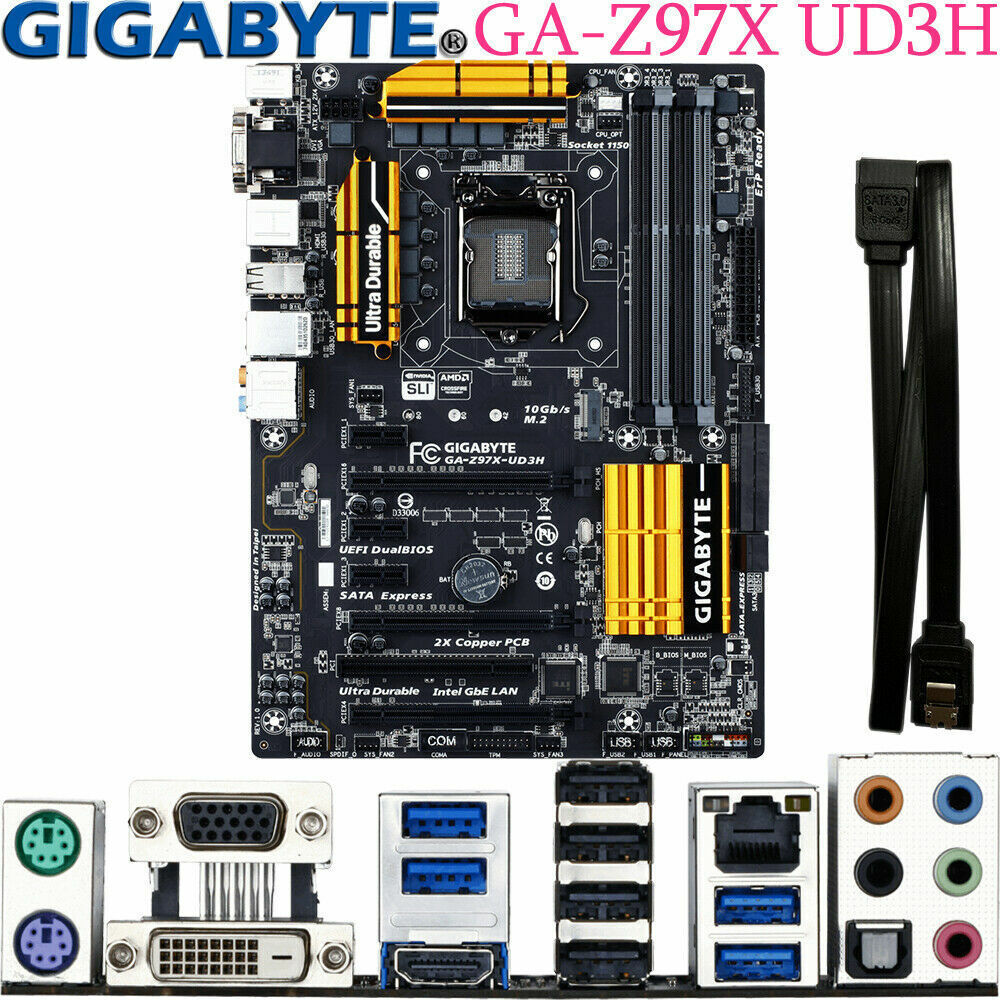 GIGABYTE GA-Z97X-UD3H Motherboard Intel Z97 LGA1150 D3 ATX M
