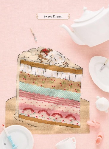 Shirei Kurahashirei's Wonderland Cross Stitch Japanese Craft Book - Picture 8 of 11