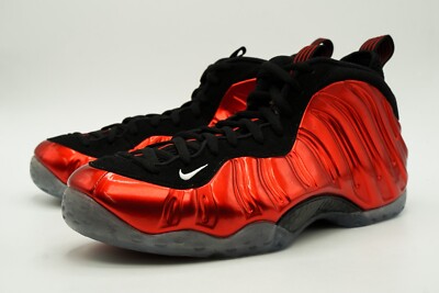 nike little posite one red and white
