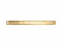 Konfetti-Shooter Herzen Folie Gold 60 Cm Party Hochzeit Geburtstag Trauung