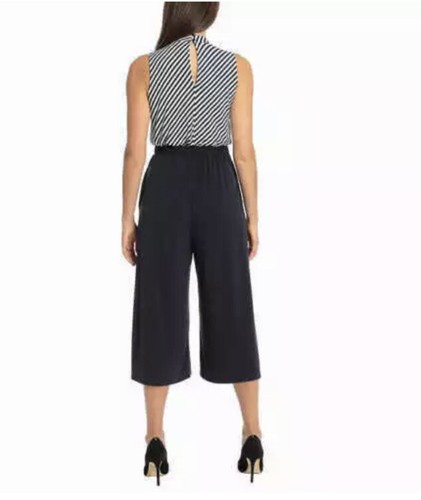 Sandra Darren Women's Elastic Waist Sleeveless Relaxed Jumpsuit Wide Leg SZ XS - Picture 10 of 10
