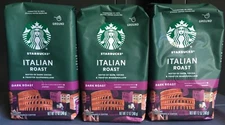 Starbucks Italian Roast Ground Coffee 3 Packages Dark Roast