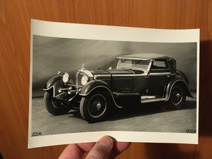 Mercedes Benz Ssk Black White Press Photo 21 5 X 12 5 Cm Original Ebay