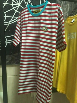 GOLF WANG RAINBOW GOLF STRIPED SHORT 