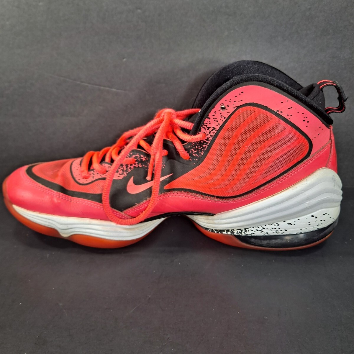 Nike Air Penny V 5 Lil 2013 Atomic Red/Black-White Size 11.5