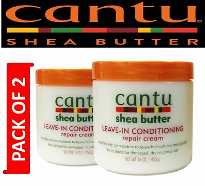 2X Cantu Sheabutter Leave-In Conditioning Repair Cream 16 fl oz UK Bestseller*