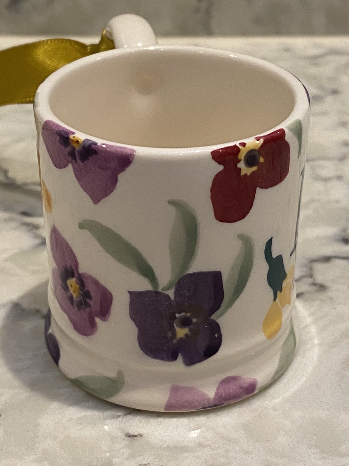 EMMA BRIDGEWATER Wallflower Mini Tiny Mug Christmas Decoration eBay