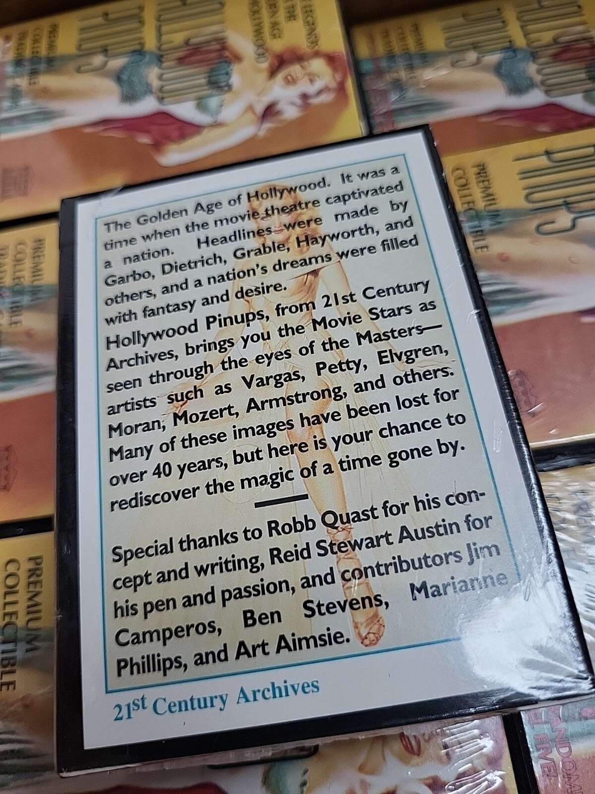 Wholesale Case Lot 30 Hollywood Pinups Trading Cards Box Set Golden Age