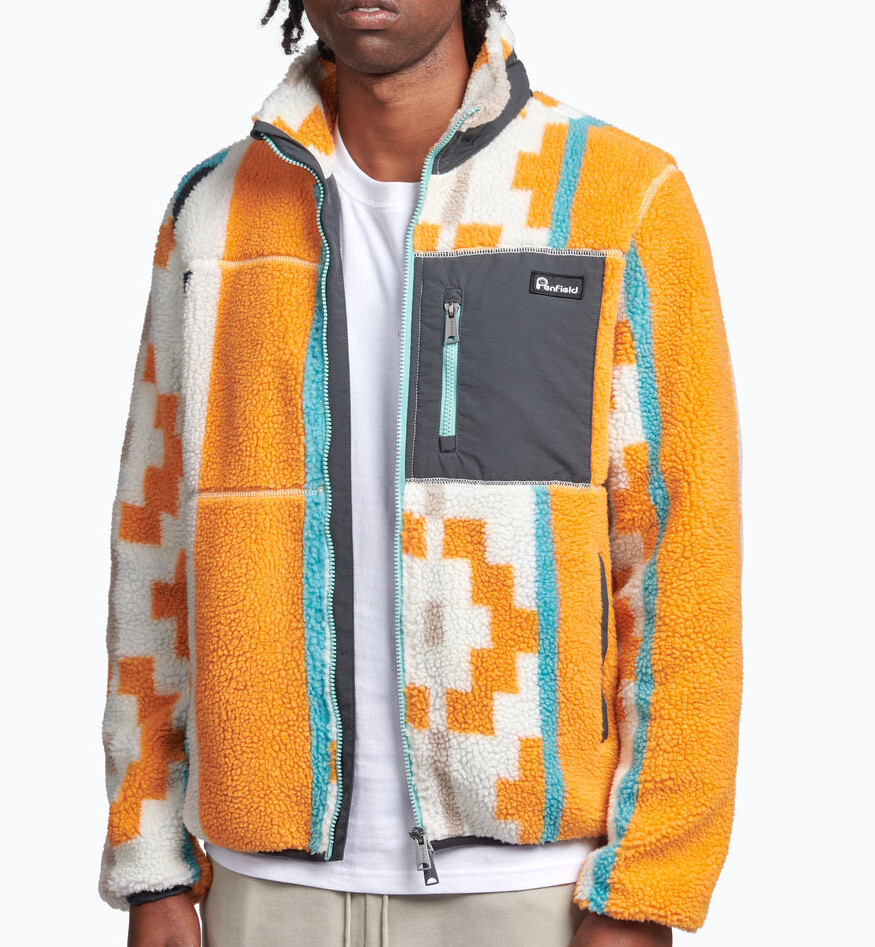 New Penfield Men's Geo Print Polar Fleece Full-Zip - Mattawa