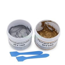 2pcs 100g Silver  Gold Silicone Compound Thermal Conductive Grease Paste CPU