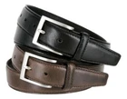 Men's Belt Classic Oil-tanned Genuine Leather Office Dress Business Belt 1-3/8"