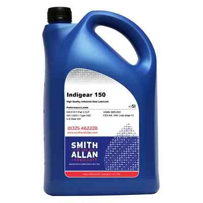 SMITH & ALLAN Industrial Gear Oil ISO 150 EP Extreme Pressure 5 Litre 5L