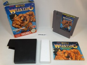Tecmo WORLD WRESTLING Nintendo NES 8 Bit PAL A GBR - Complete