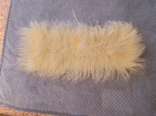 Mongolian / Tibetan Lambskin, 19" x 7",   Doll Makers, Father Christmas, Santa