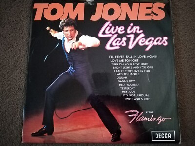 Tom Jones    Live In Las Vegas - LP/Record - Decca    LK 5032 - UK - 1969