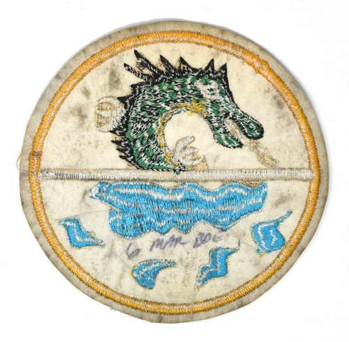 Toppa pattuglia serpente di mare epoca coreana/vietnam - Foto 3 di 3