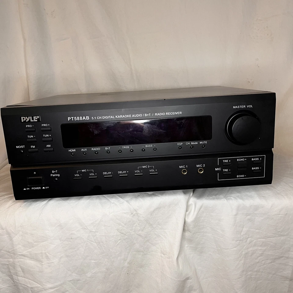 PYLE PT588AB 5.1-Channel Home Stereo Karaoke Receiver with Bluetooth And Amp - Image 2 of 4