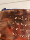 Pink Metallic Cosmetic Bag — photo 2