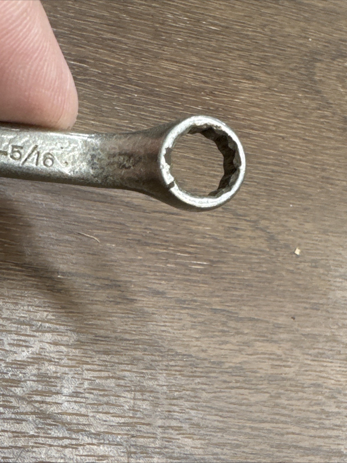 fairmount 3/8 X 5/16 double box end 12 point offset wrench 9721 USA