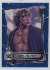 2025 Topps Chrome WWE Blue Refractor 100/150 Charlie Dempsey #200 8d2