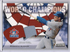 2002 Topps Stadium Club World Champions Relics Jersey Roberto Alomar #WC-RA