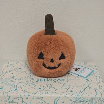 Jellycat Ooky Jack O-Lantern Kürbis Halloween Deko Brandneu mit Etikett