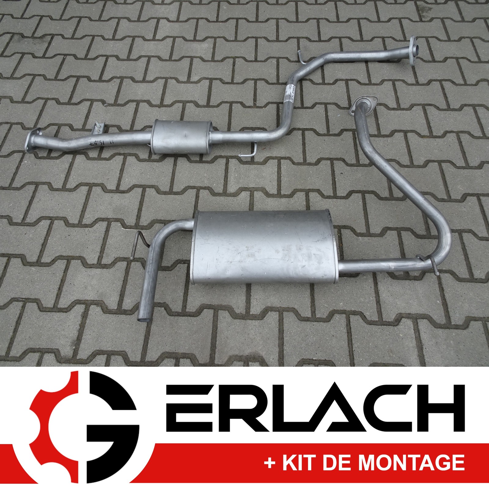 Silencieux Mazda 323 C P V 1.3 16V pour contrôle technique