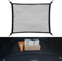 Kofferraumnetz GepäCknetz 80X60Cm Erweiterbar 200X110Cm Elastisch Mit 4 Haken
