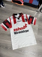 VINTAGE UHLSPORT FC FREIBURG 1995/96 Away Jersey Football Shirt Size XS 152 Rare