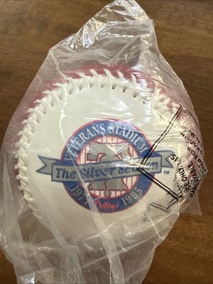 RARE 1995 PHILLIES THE SILVER SEASON VETERANS STADIUM BASEBALL BALL PROMO